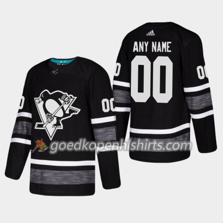 Pittsburgh Penguins Custom 2019 All-Star Adidas Zwart Authentic Shirt - Mannen